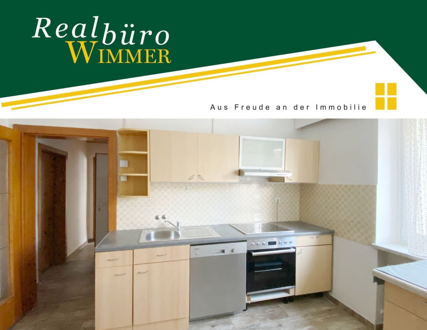 Zentrumsnahe 3-Zimmer-Wohnung mit Garten