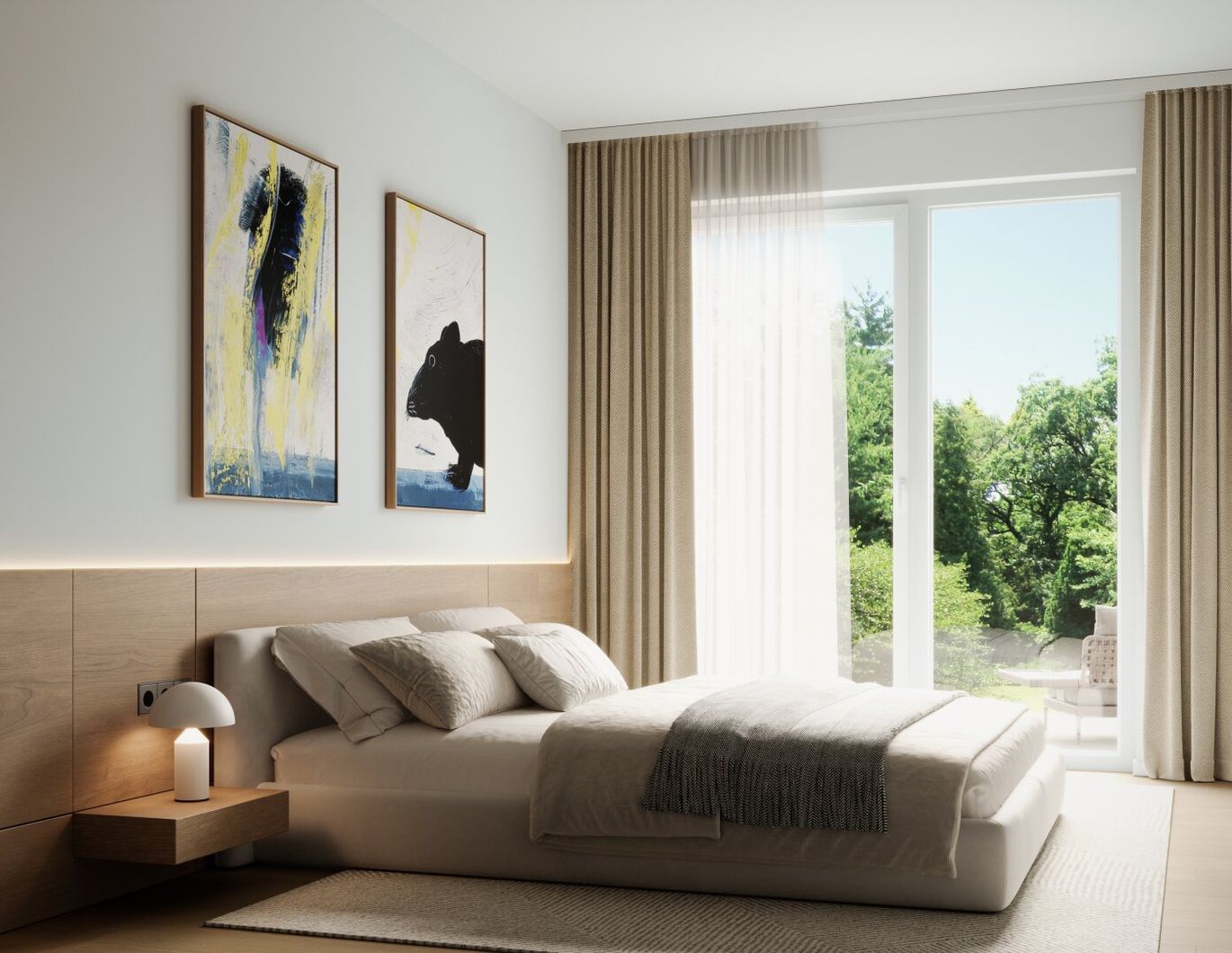 Ihr Neues Zuhause im Grünen: Nachhaltige 3-Zimmer Neubauwohnung mit großzügiger Außenfläche