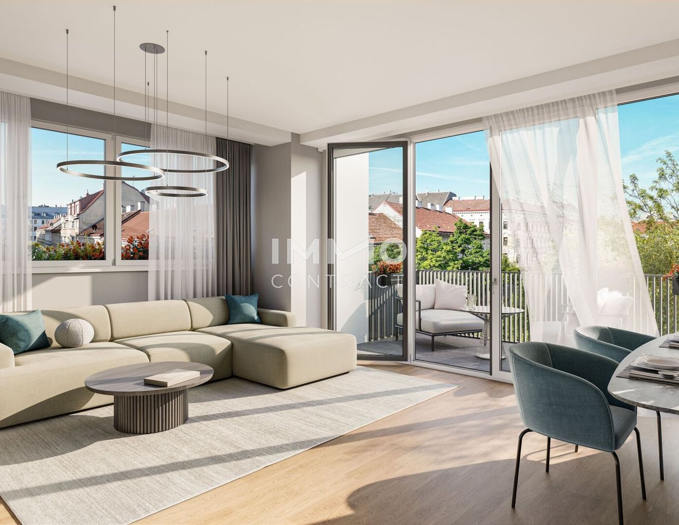 WOHNEN AM PARK - Urban & Grün - 3 Zimmer Wohntraum mit Blick in den ruhigen Innenhof