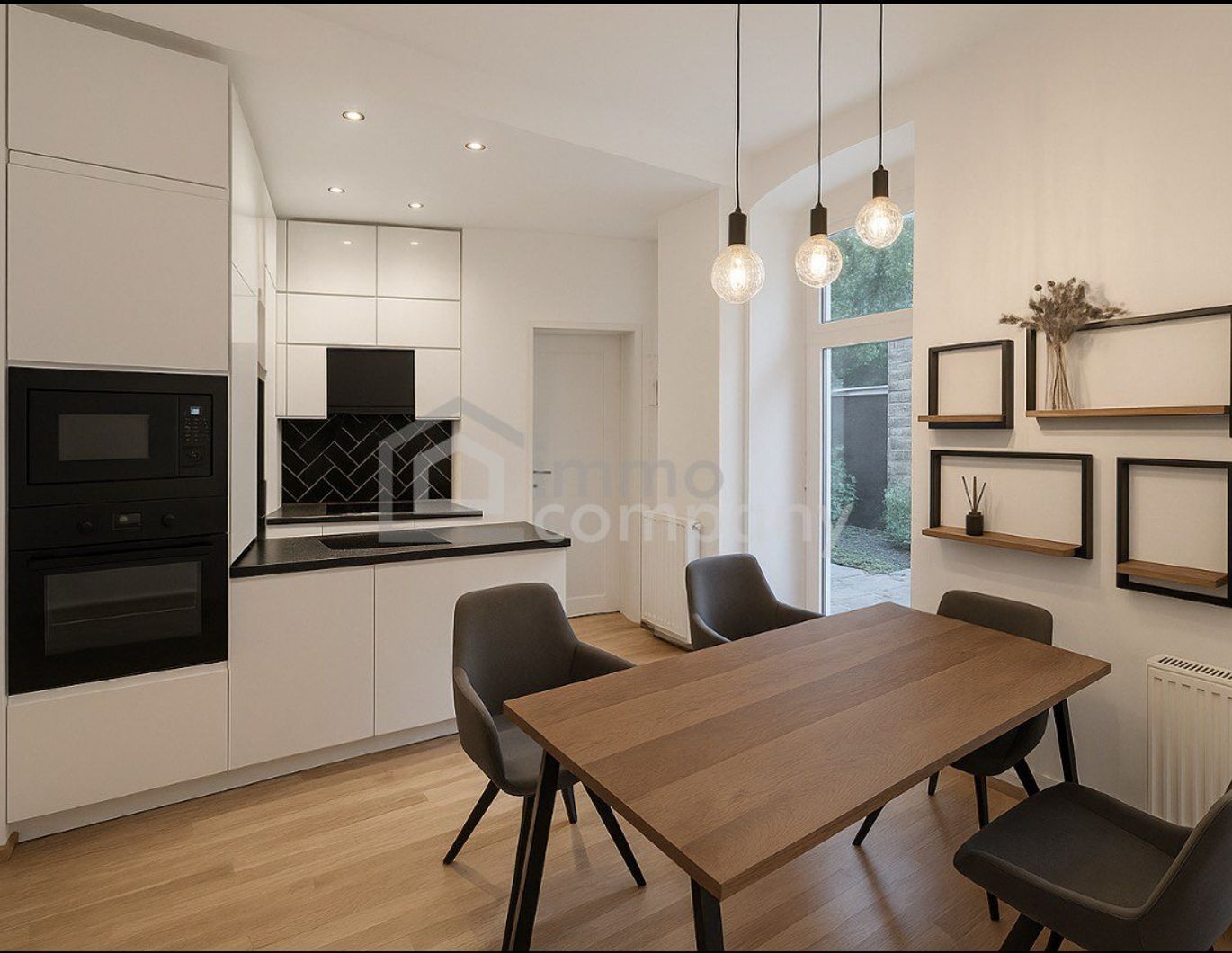 Stilvolle 3 - Zimmer - Wohnung mit Garten und Terrasse - urbanes Wohnen im 2.Bezirk