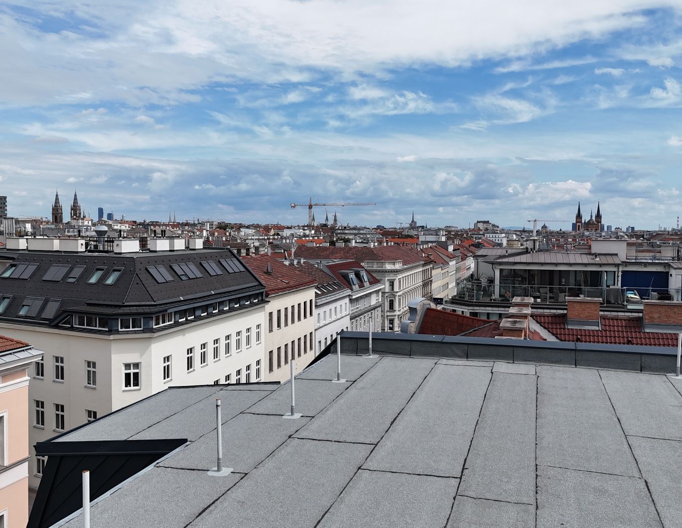 Penthouse Dachgeschoss I Dachterrasse mit Fernblick über die Dächer von Wien I Erstbezug I