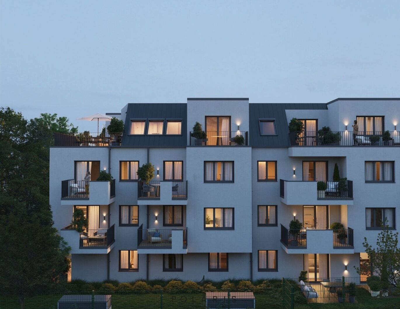 38m² | 1. Etage | 2-Zimmer Wohnung | 8m² Balkon | Ausrichtung Süd-Osten