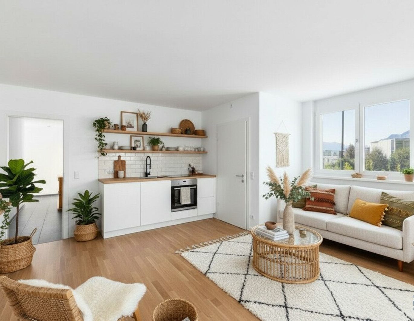 GARTEN-OASE: stylische 2-Zimmer-Wohnung mit Garten/ Terrasse, in Itzling