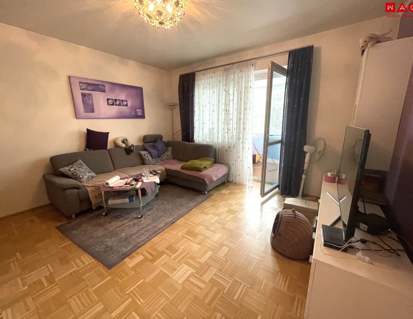 Sehr schöne 3-Raum-Wohnung mit Loggia und Tiefgaragenplatz in Linz/Oed! Bald zu beziehen!