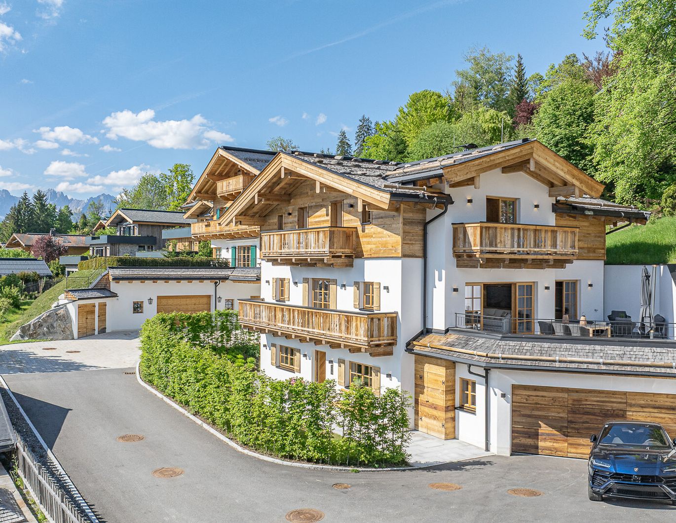Luxusvilla am Sonnberg mit Blick über Kitzbühel