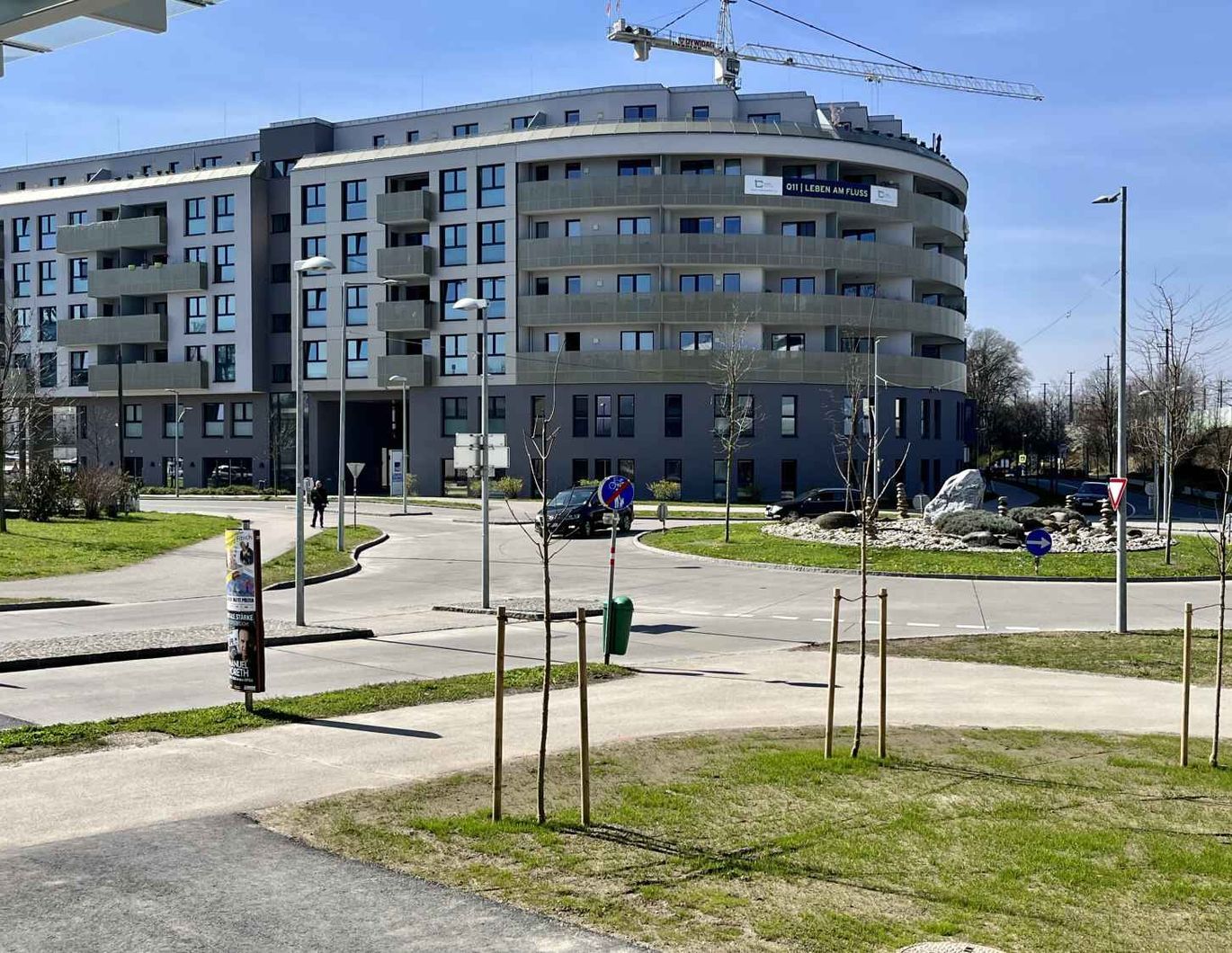Q11 Leben am Fluss - Geräumige 3-Zimmer-Wohnung mit Loggia und Balkon!