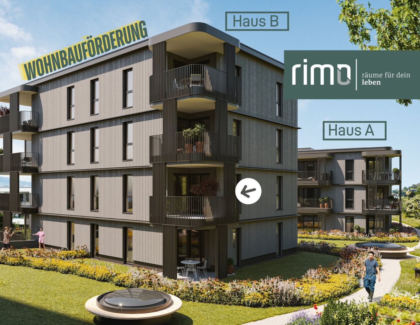 2-Zimmer-Terrassenwohnung in Götzis - Top B3