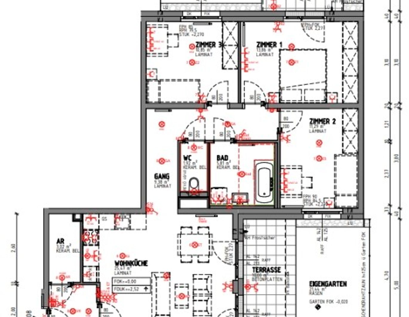 Liebevoll gepflegte 4‑Zimmer‑Erdgeschosswohnung mit ZWEI Gärten