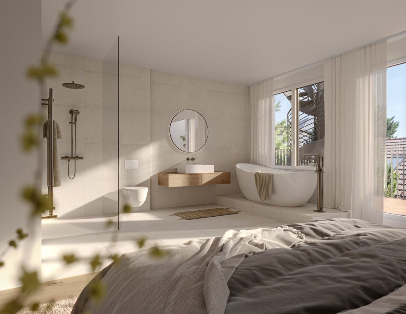 ERSTBEZUG TOWNHOUSE IM ZENTRUM | 5-Zimmer | Nähe Stadtplatz | Südwestseitiger Eigengarten und Dachgarten | Sole-Wasser-Wärmepumpe