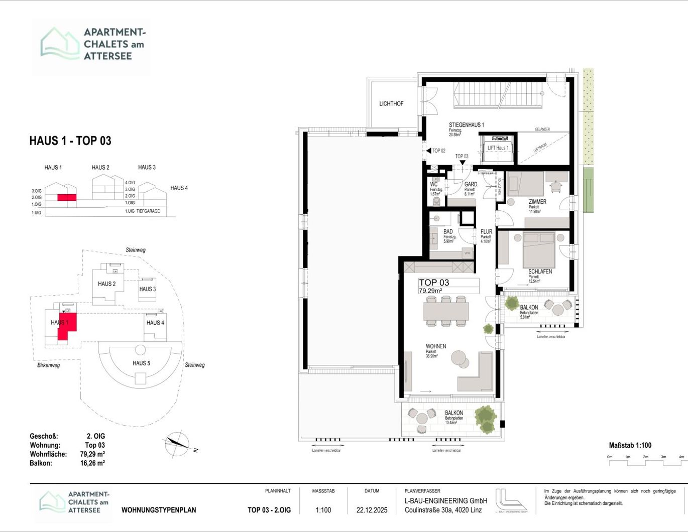PROVISIONSFREI - Exklusive Apartment-Chalets am Attersee in Nußdorf