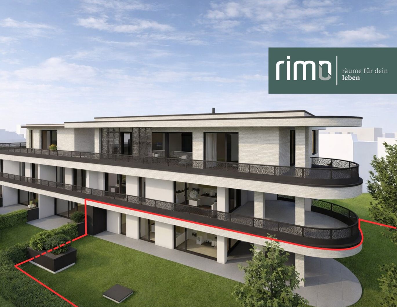 Exklusive 3-Zimmer-Terrassenwohnung mit großem Garten - Top 4