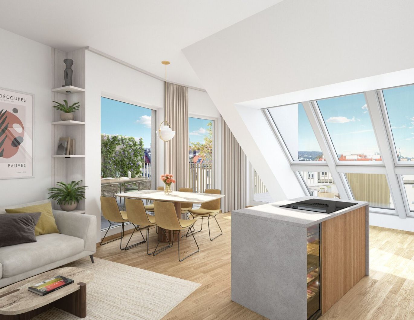 3 Meter Raumhöhe & private Dachterrasse nahe Yppenplatz - Wohnen, das inspiriert