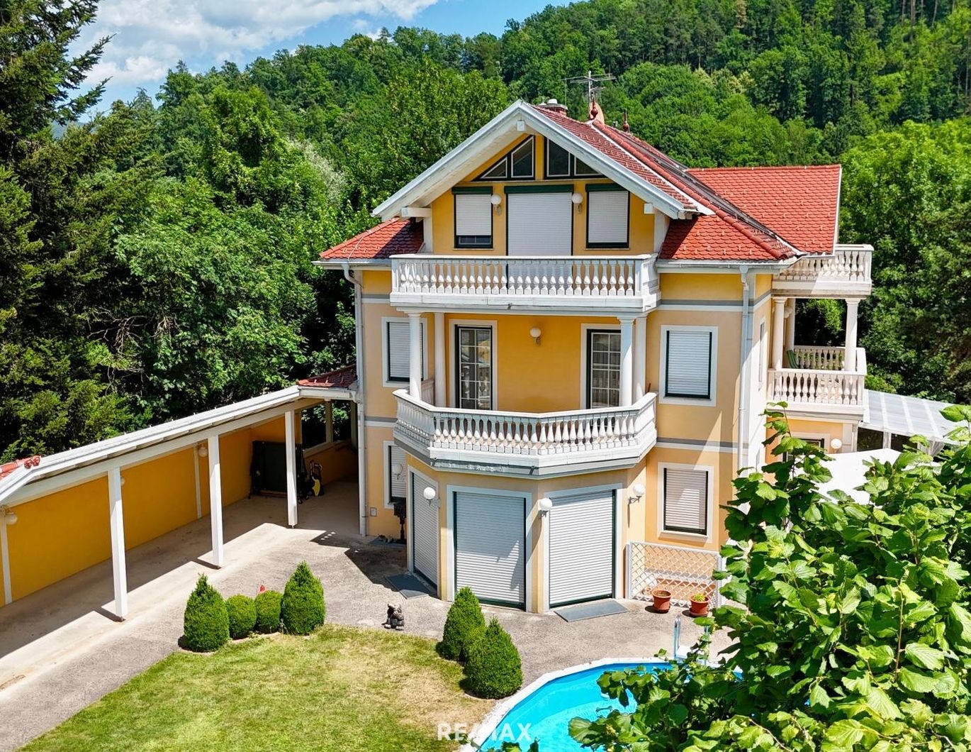 Stilvolle Villa am Mareckkai in Leoben - 