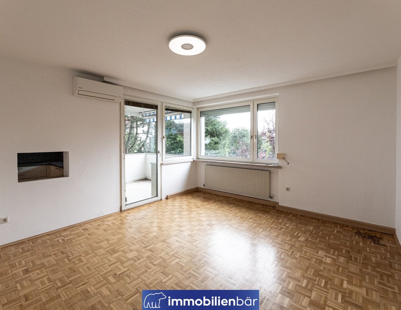 2-Zimmer-Wohnung mit Loggia, Klimaanlage & Stellplatz in begehrter Lage von Leonding