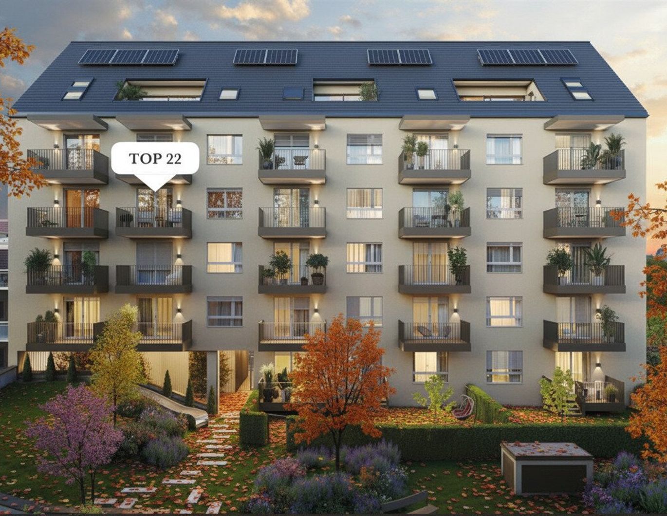 Charmante 2-Zimmer-Wohnung mit Balkon im 3. Obergeschoss