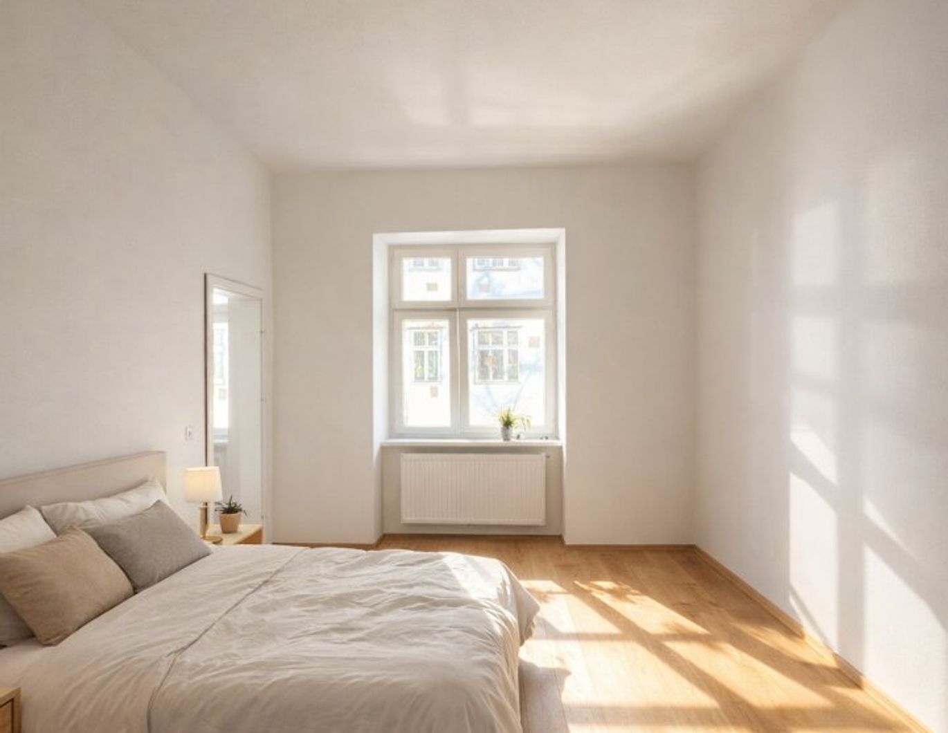 RUHIGES INNENHOF-ALTBAUJUWEL NÄHE MILLENNIUM CITY - ERSTBEZUG NACH DESIGN-SANIERUNG