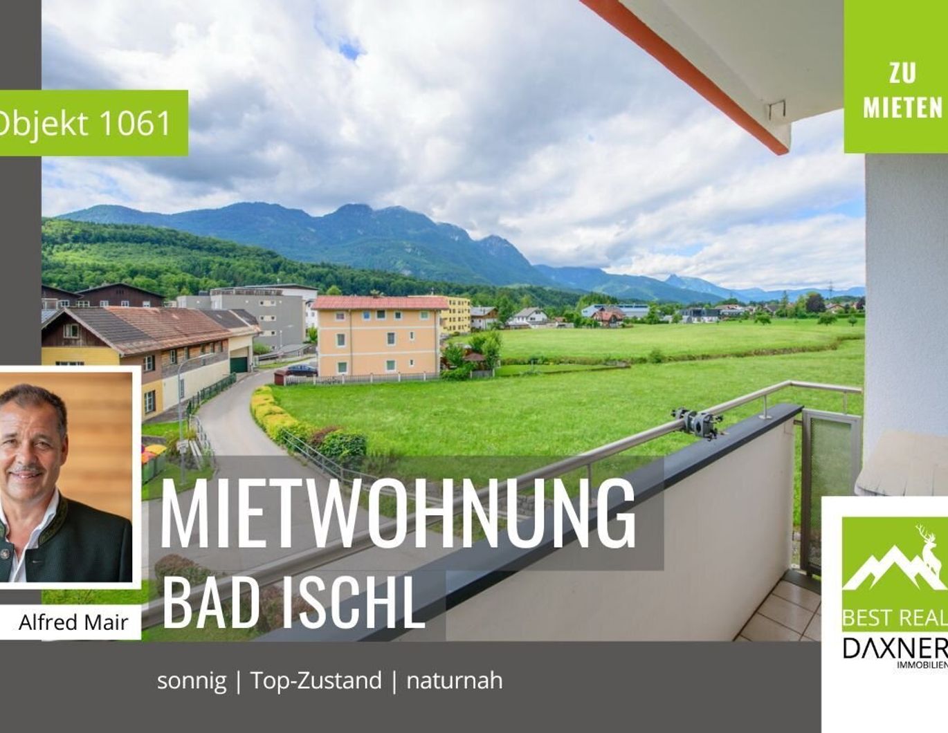 Sonnige 2 Zimmerwohnung in Bad Ischl