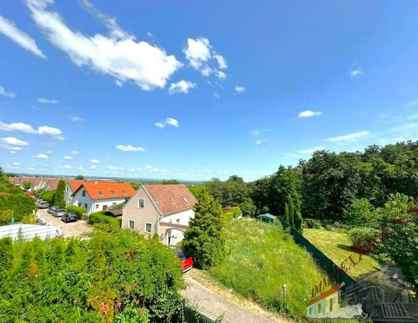 Einfamilienhaus in Massivbau mit Fernblick auf den Neusiedlersee - Kachelofen - Donnerskirchen