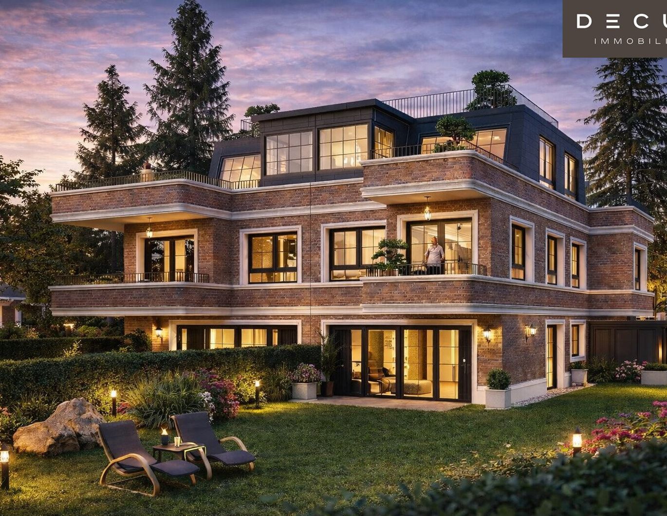 Rarität am Markt | Eigengrund | Exklusives Doppelhaus direkt in der 1. Reihe an der Alten Donau | freier, unverbaubarer Blick aufs Wasser | Schlüsselfertig