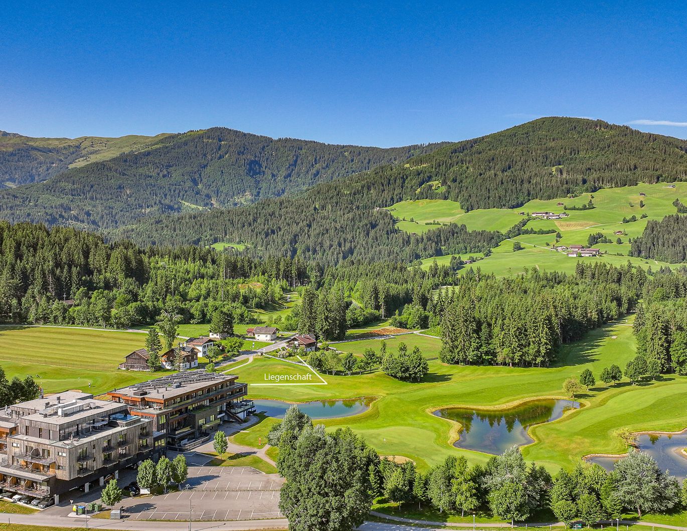 Freizeitwohnsitz-Chalet in Toplage am Golfplatz