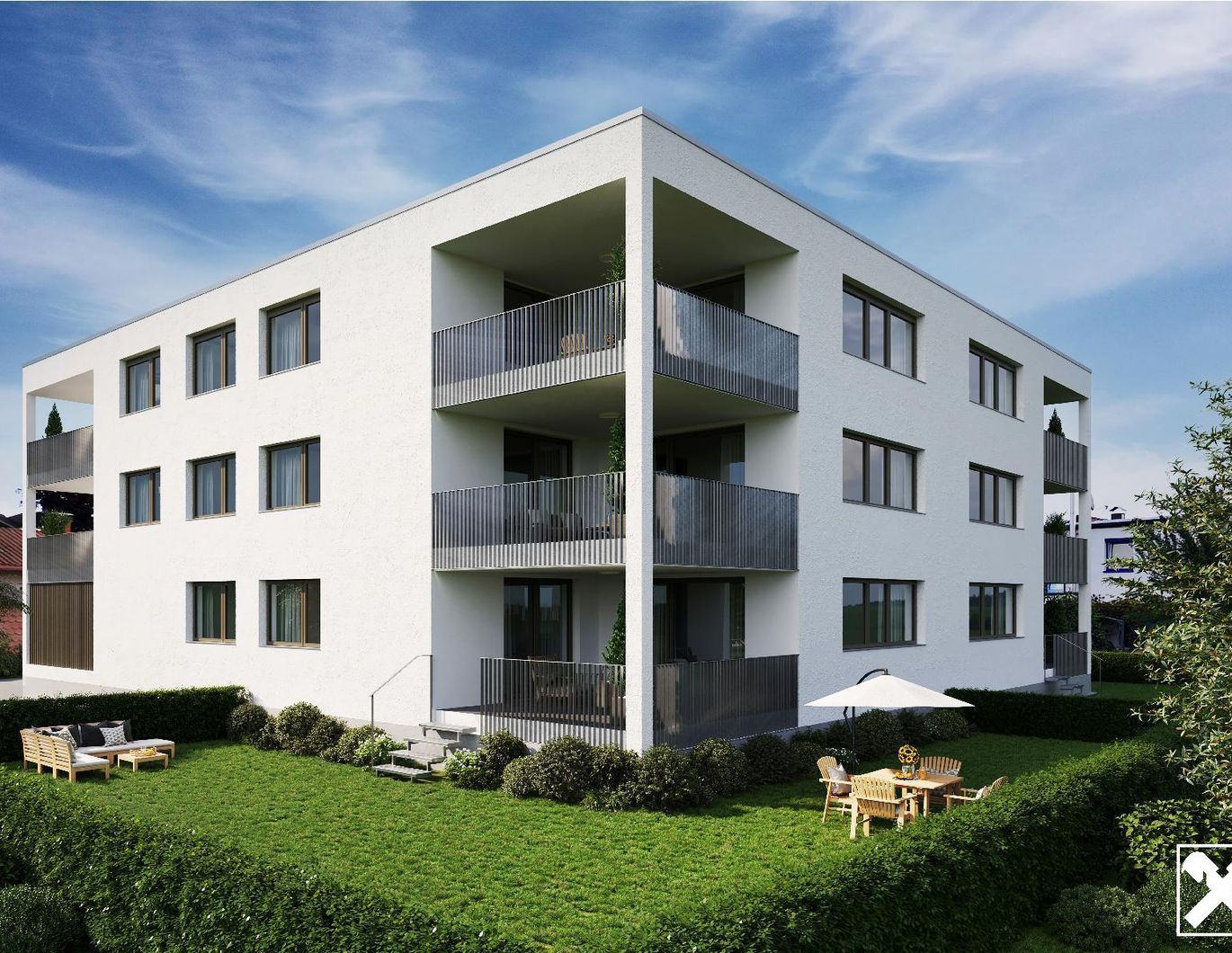 Neubau: Familienfreundlich zum Quadrat