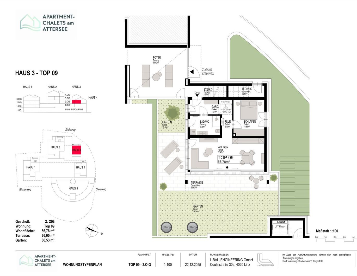 PROVISIONSFREI - Exklusive Apartment-Chalets am Attersee in Nußdorf