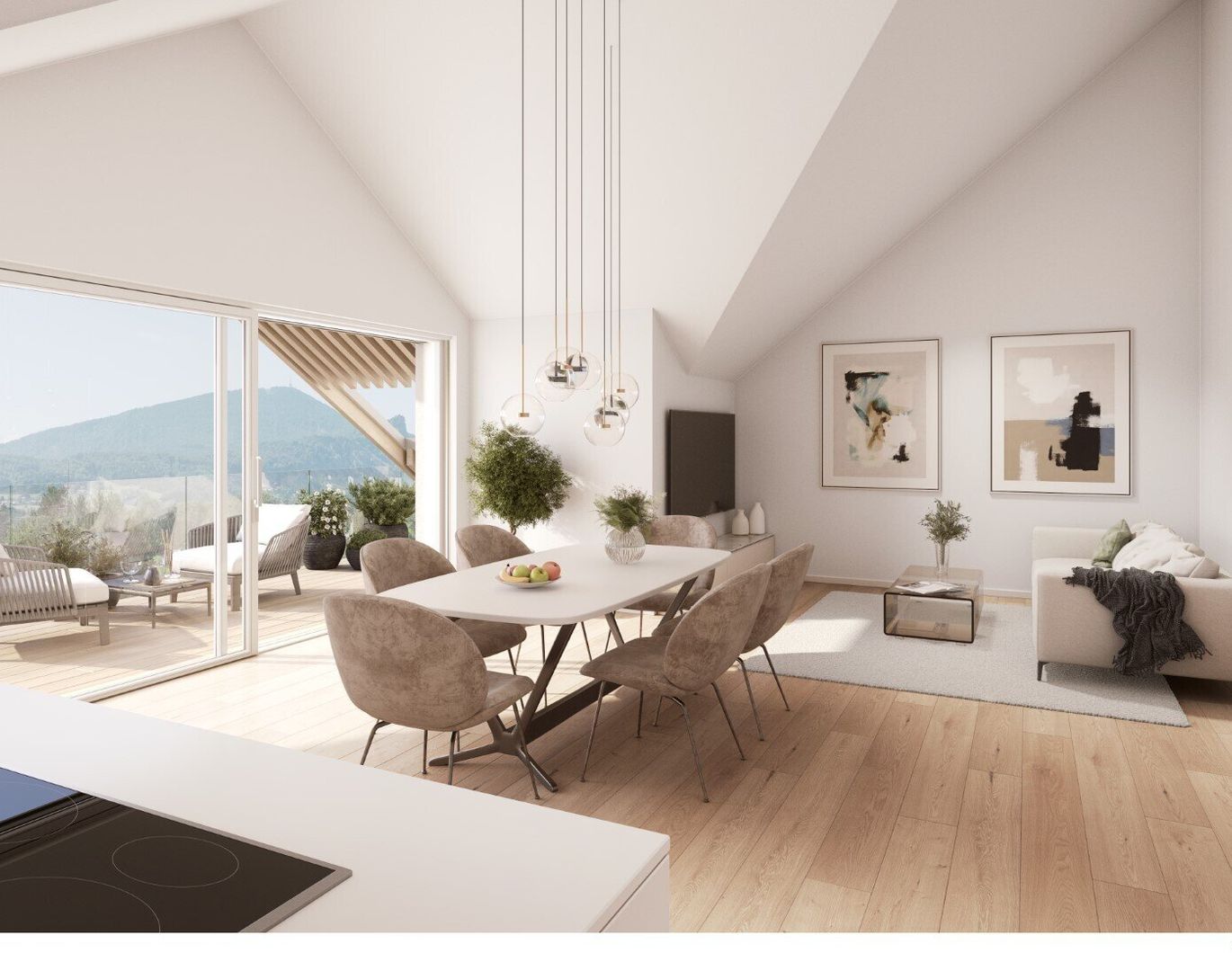 2-Zimmer-Dachgeschosswohnung B6 - Plainfeld