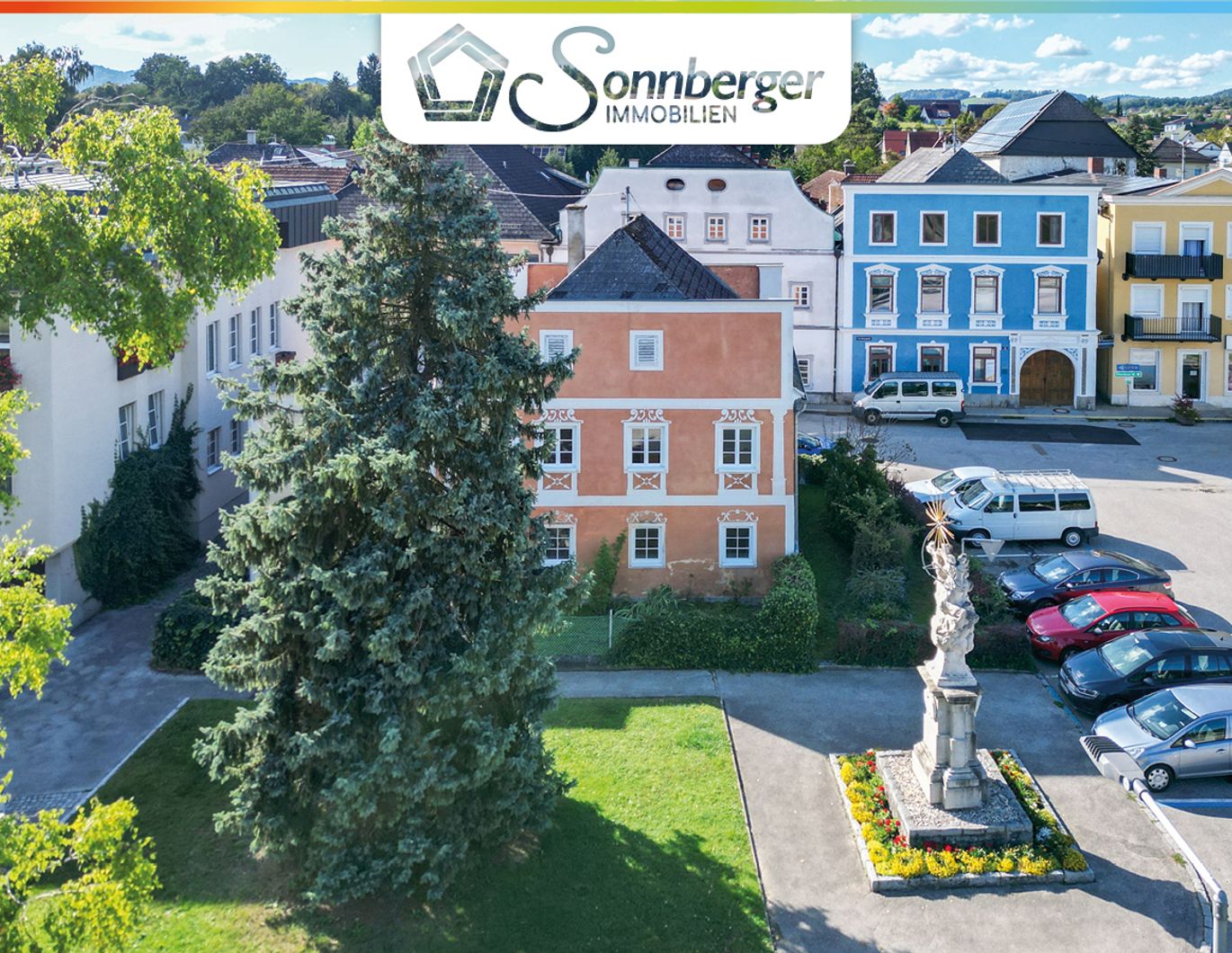 ehem. BENEFIZIATENHAUS - historisches Promenadenhaus im Zentrum von Aschach a. d. Donau