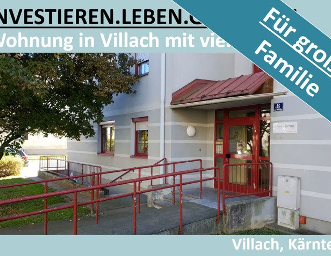 WOHNUNG IN VILLACH MIT VIEL PLATZ