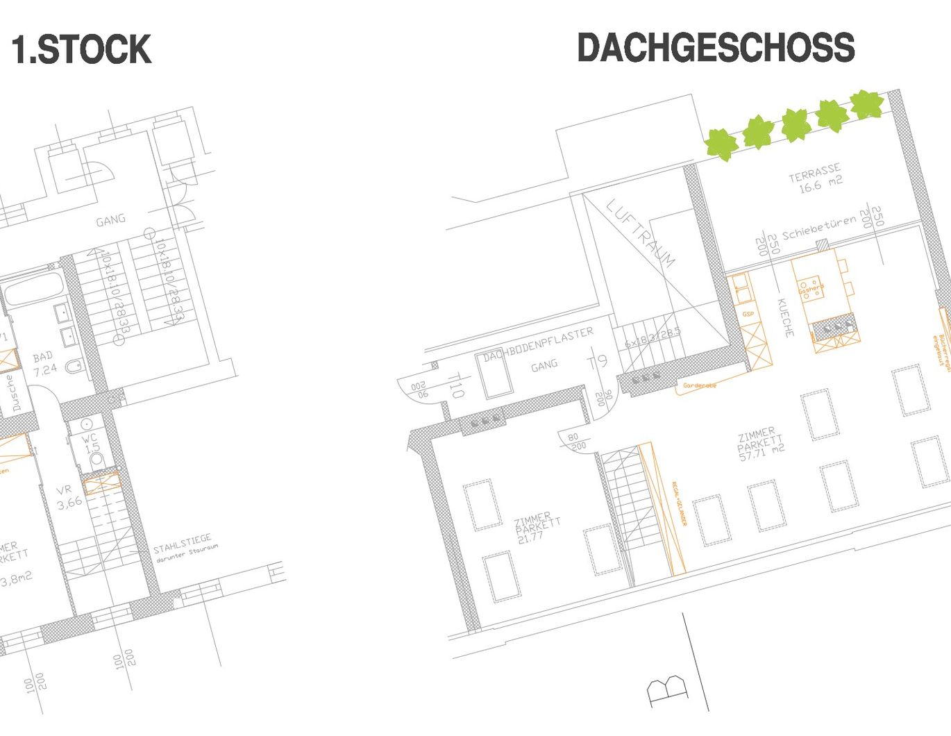 Dachgeschossmaisonette mit Terrasse - siehe Video
