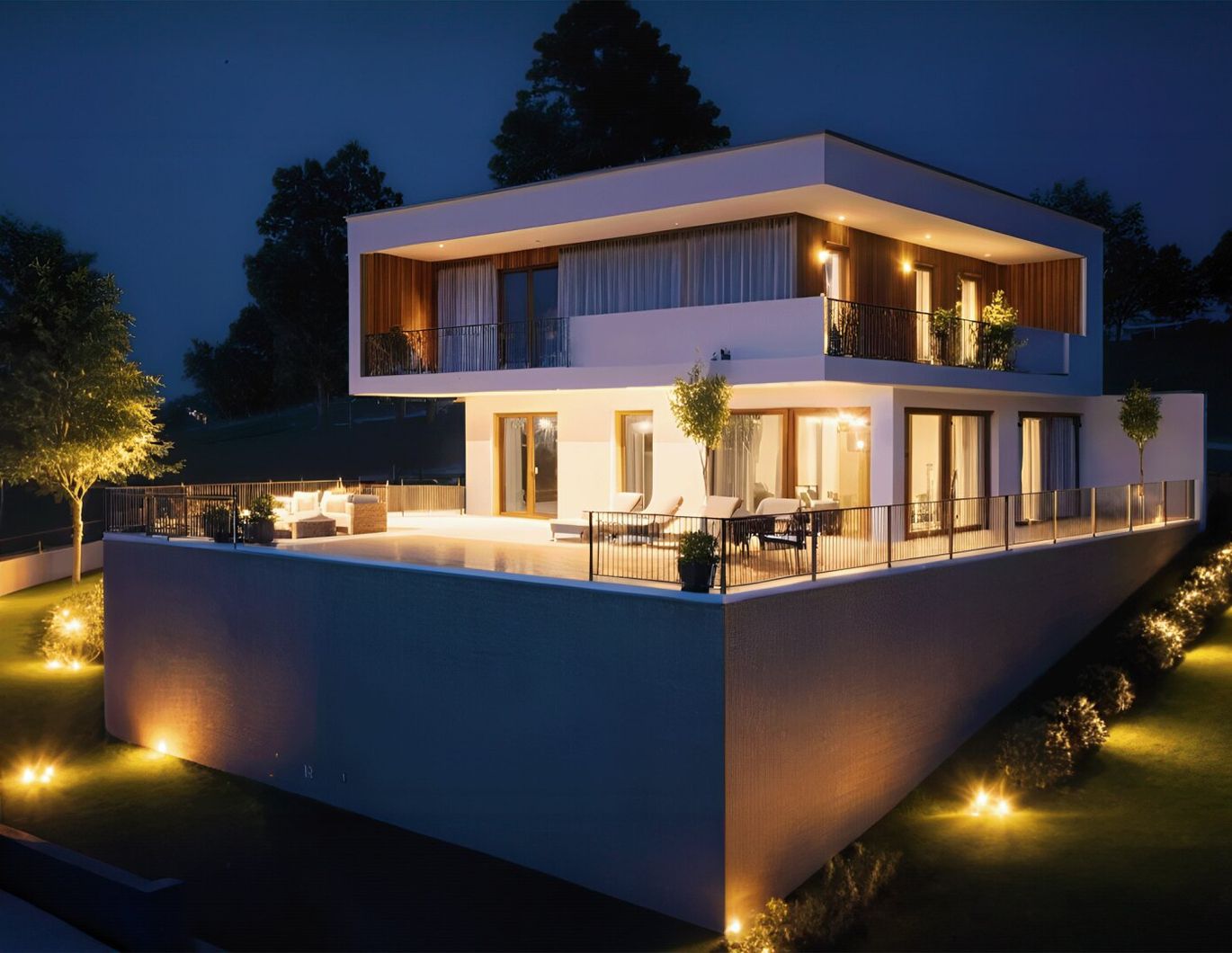 Aufgepasst: Traumhafte Architektenvilla mit Weitblick und Pool! (NEUBAU)