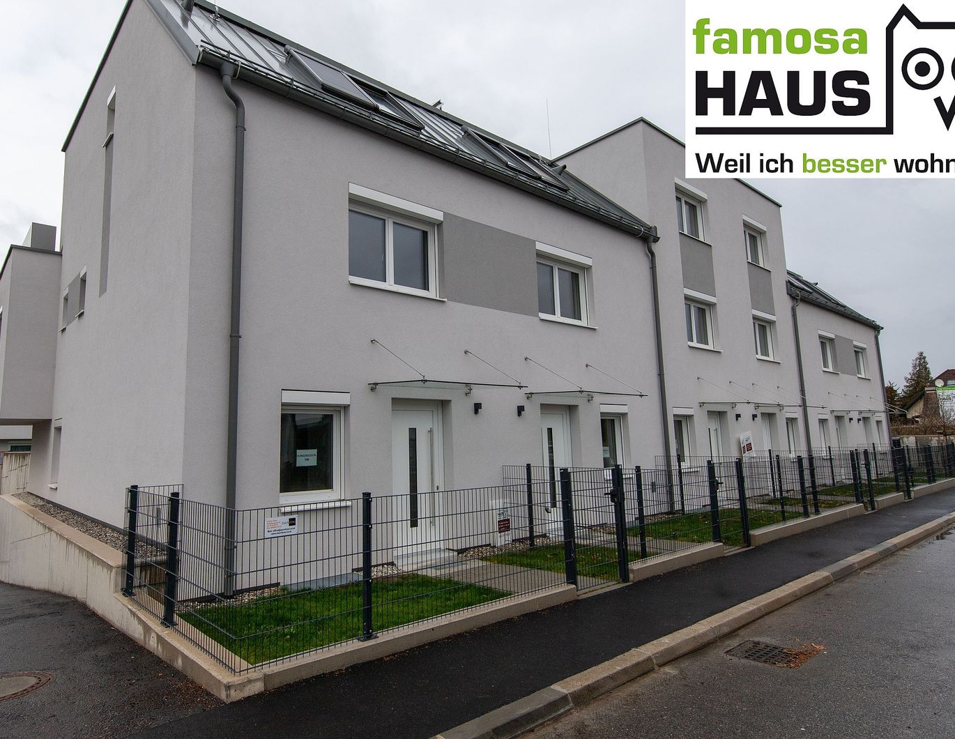 Nachhaltige Ziegelmassivbauweise: Reihenhaus mit 133m² Wohnfläche, Keller, Eigengrund, Garagenplatz