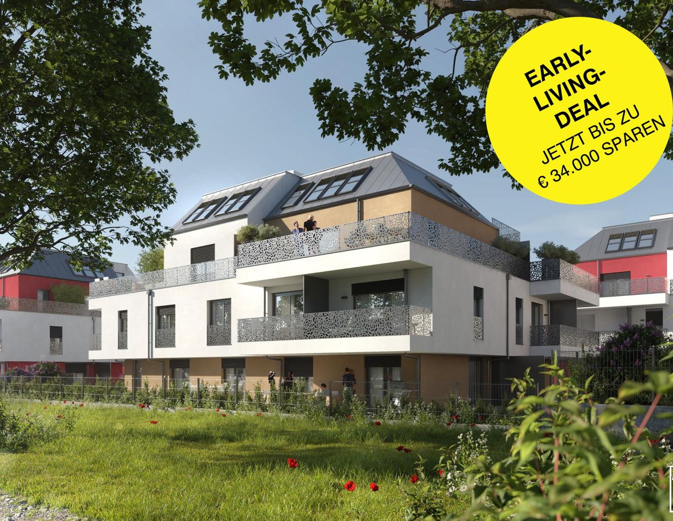 Aktualisierter Kaufpreis - 2-Zimmer mit Terrasse und Garten - ideal für Singles oder Anleger