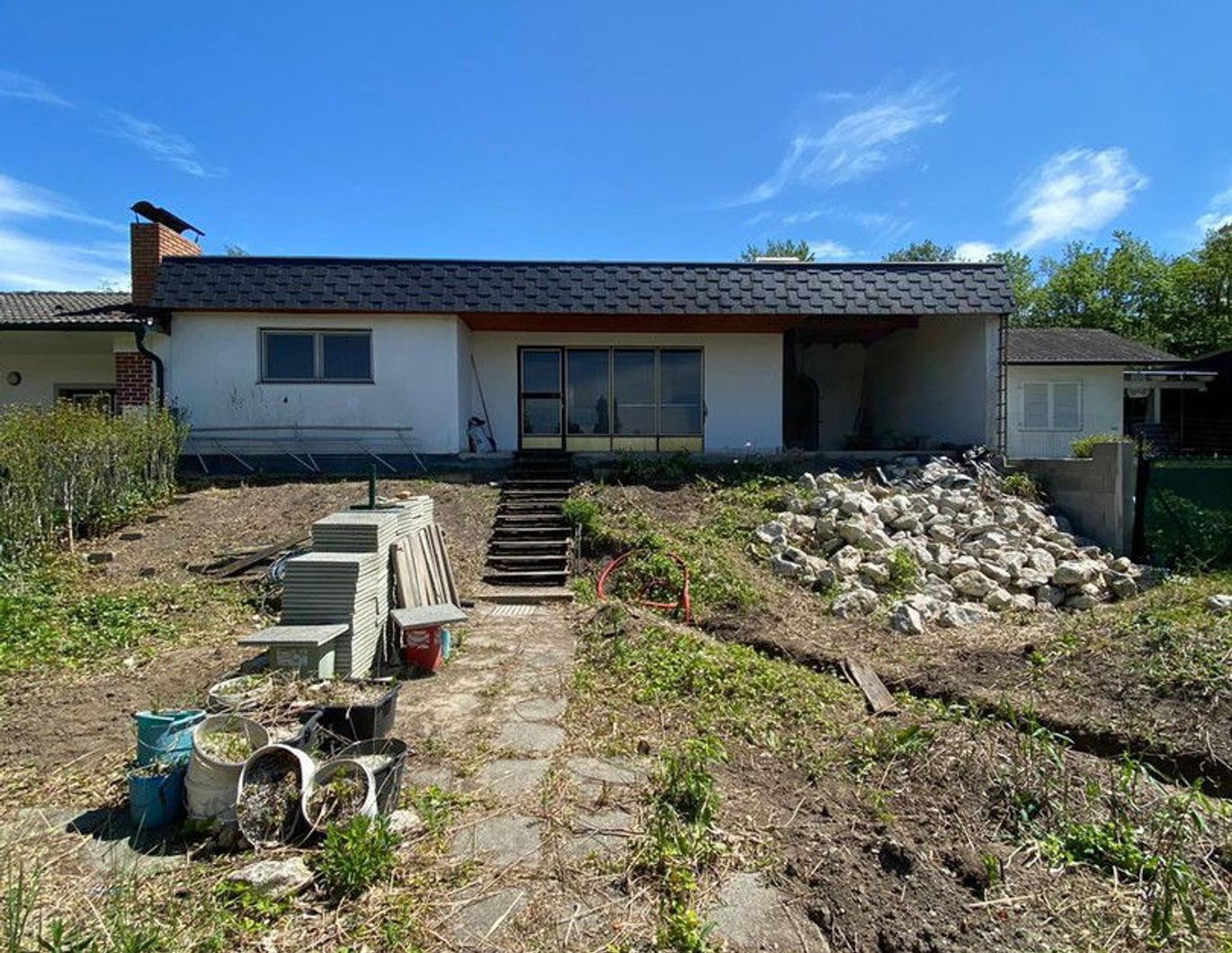 Haus am See, Seezugang, Einfamilienhaus, Bungalow, Grundstück, Pachtgrund