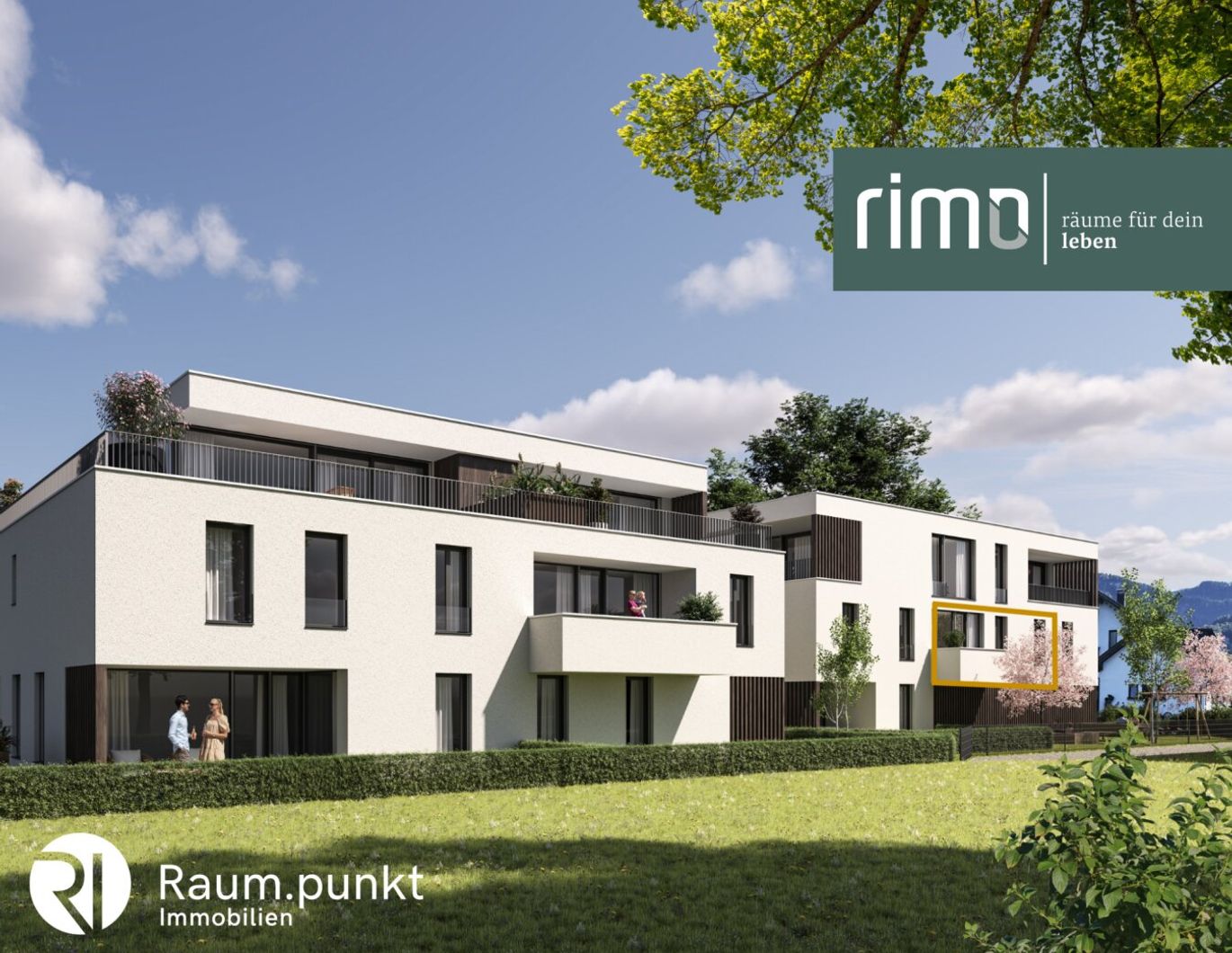2-Zimmer-Terrassenwohnung in Altach - Ruhelage / Top A3