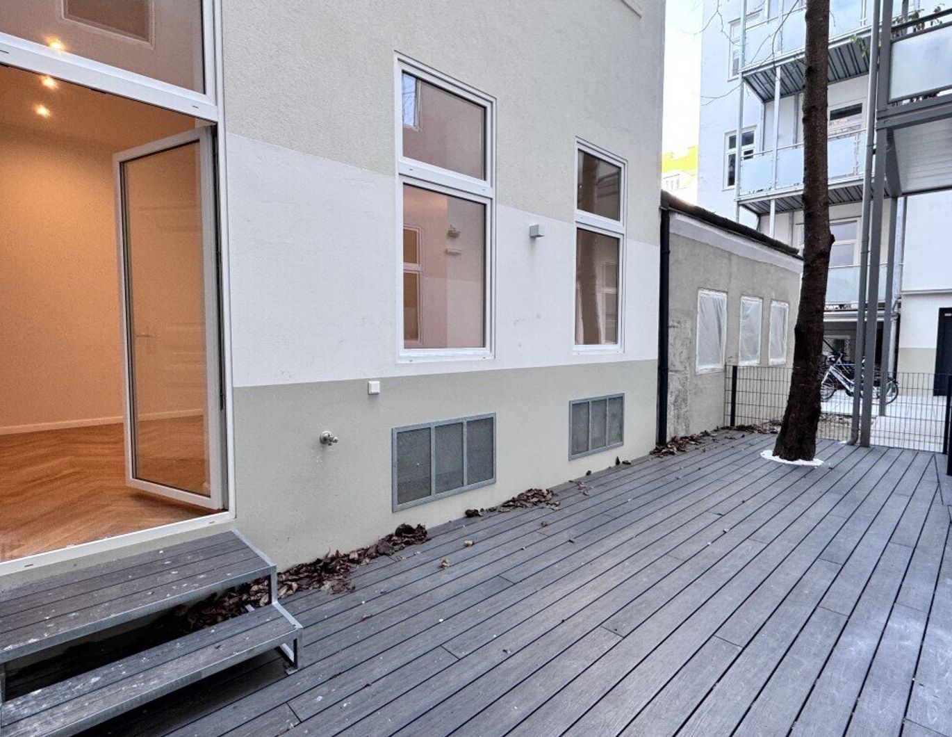 Hofseitige Terrassenwohnung in der Kaiserstraße