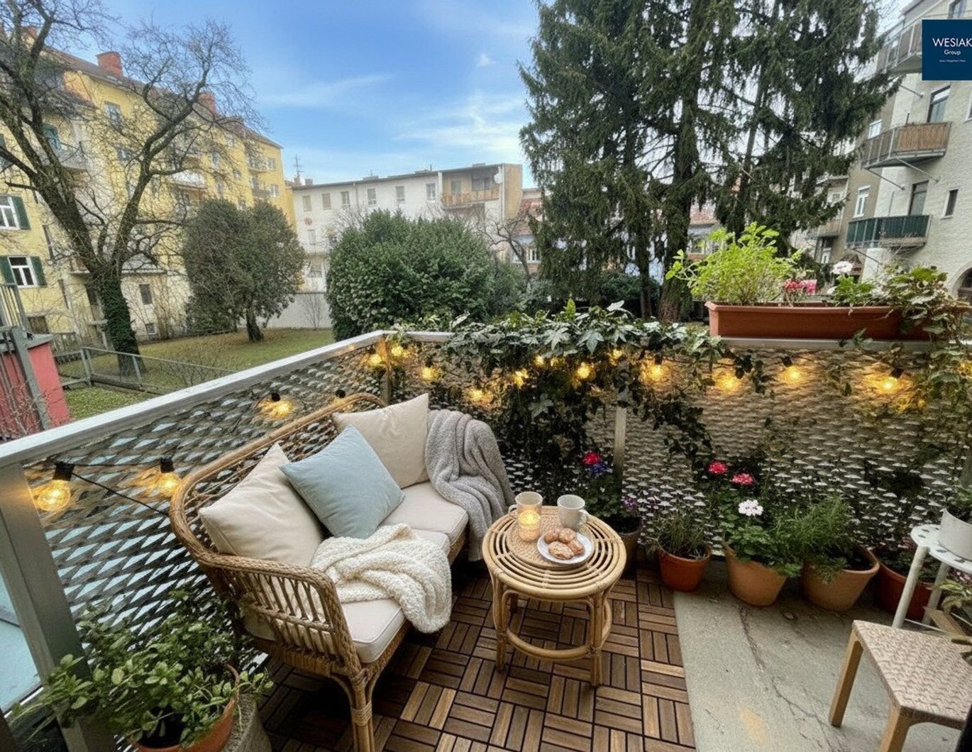 Stadlgasse 4/2 - Urban Wohnen in Graz: Stilvolle 2-Zimmer-Wohnung mit Balkon