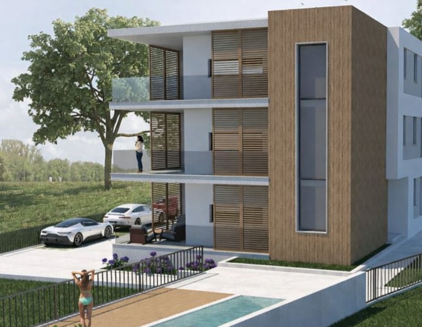 ŠIBENIK Region - Mediterranes Neubau-Domizil mit Privatpool - Meer in Gehweite