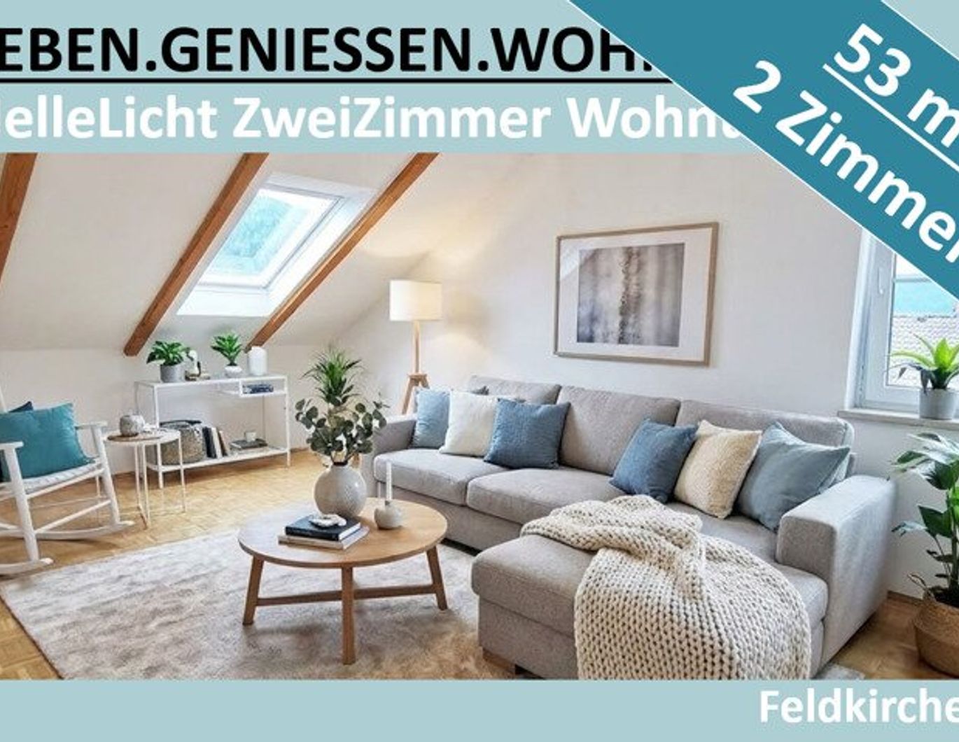 HELLE 2 ZIMMER WOHNUNG IM STADTZENTRUM VON FELDKIRCHEN