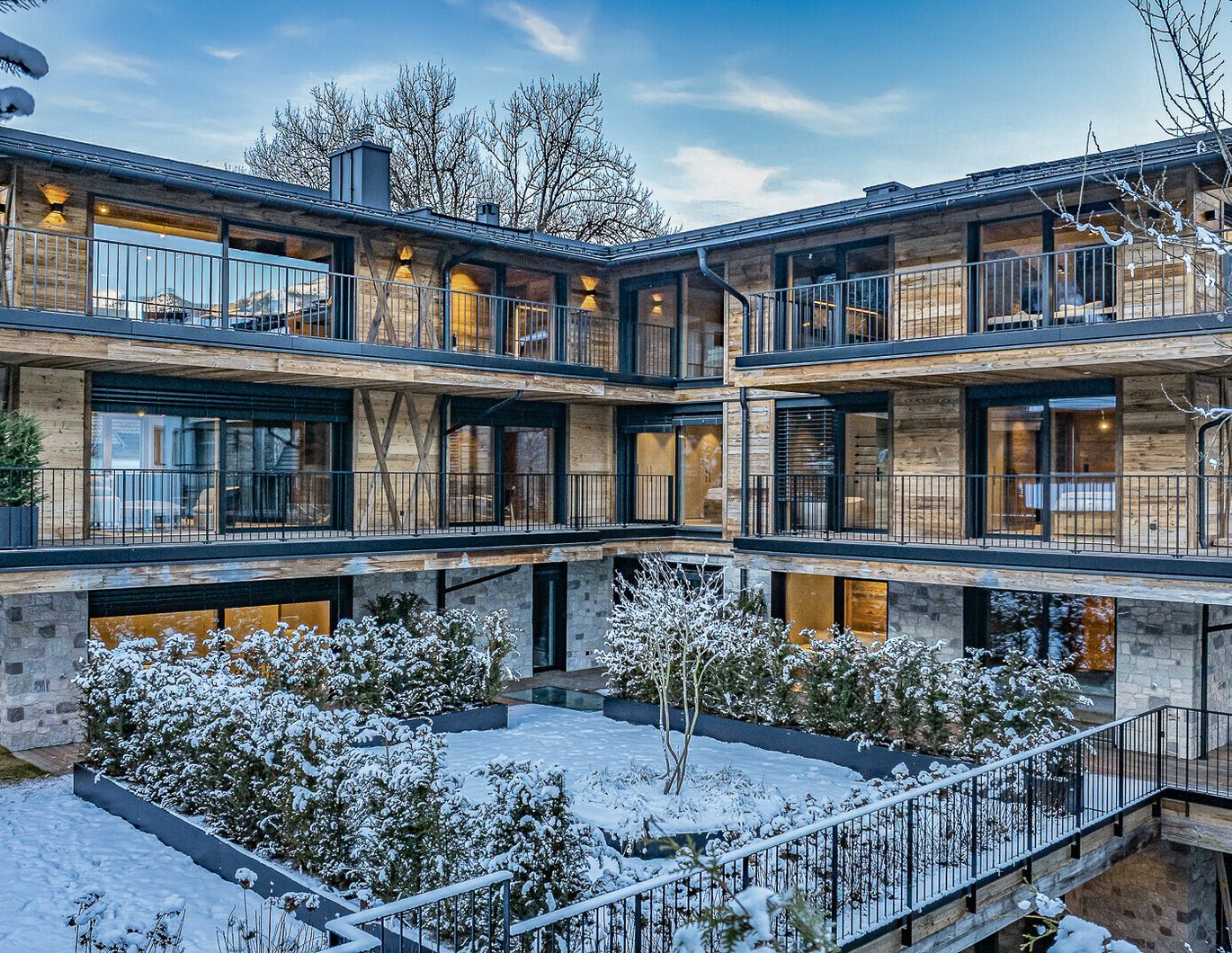 Elegante Erdgeschossmaisonette nahe dem Skilift