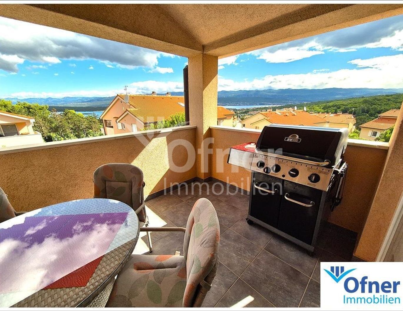 Insel Krk Gelegenheit: Wohnung mit Meerblick in Klimno