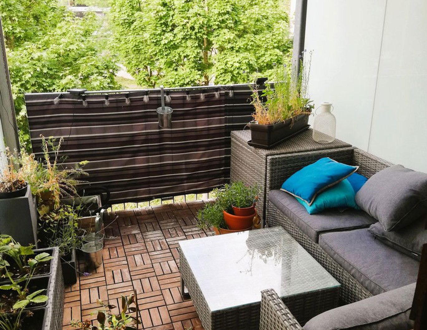 Naturnahe grüne Wohnung Linz Solarcity mit moderner Küche