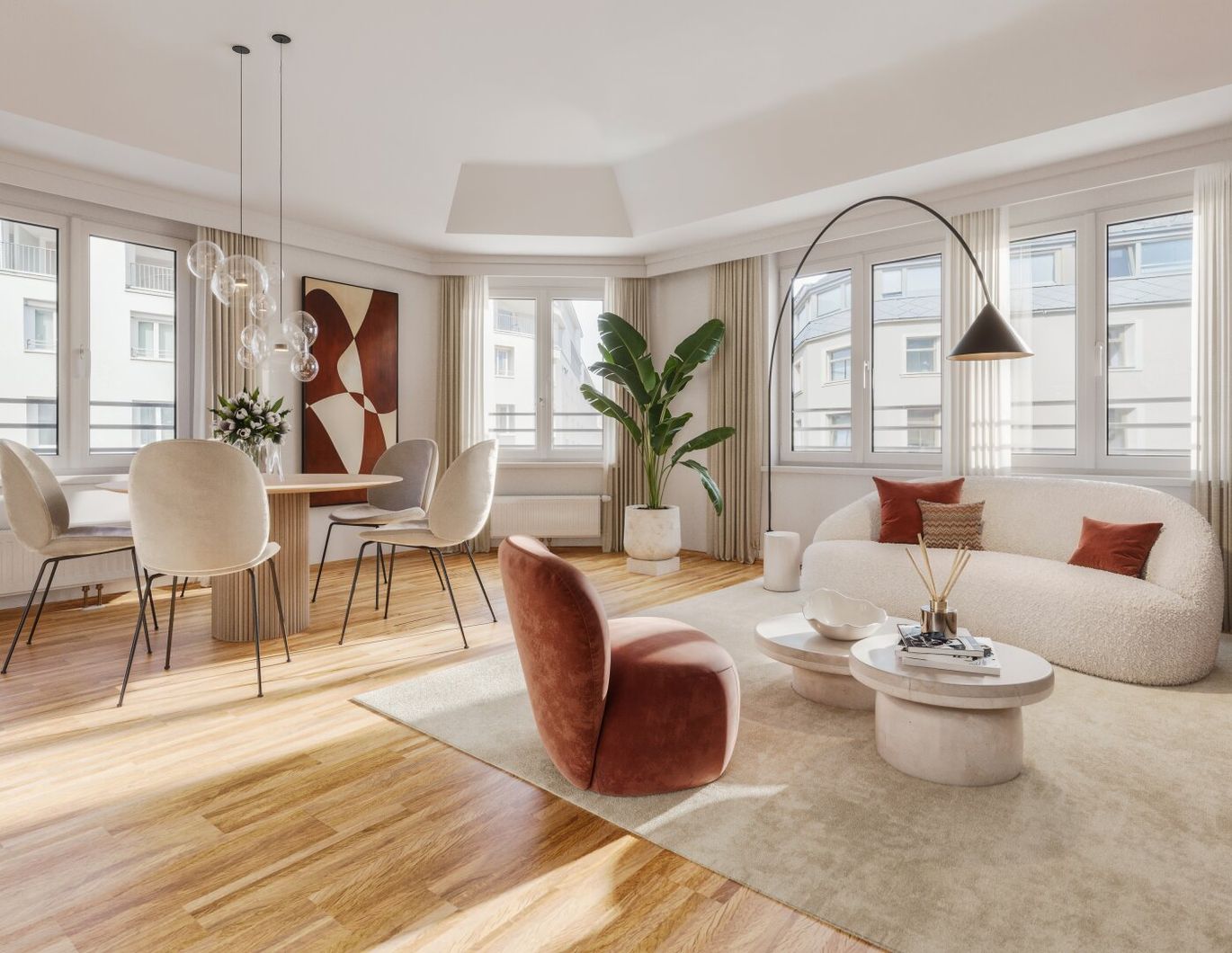 Traumhafte 51m² Wohnung in Stilaltbau: 2 Zimmer, moderne Einbauküche, für 319.000 €