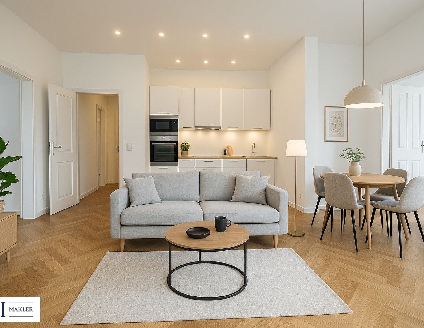 Altbau trifft Design - Traumhafte 3-Zimmer-Wohnung frisch saniert