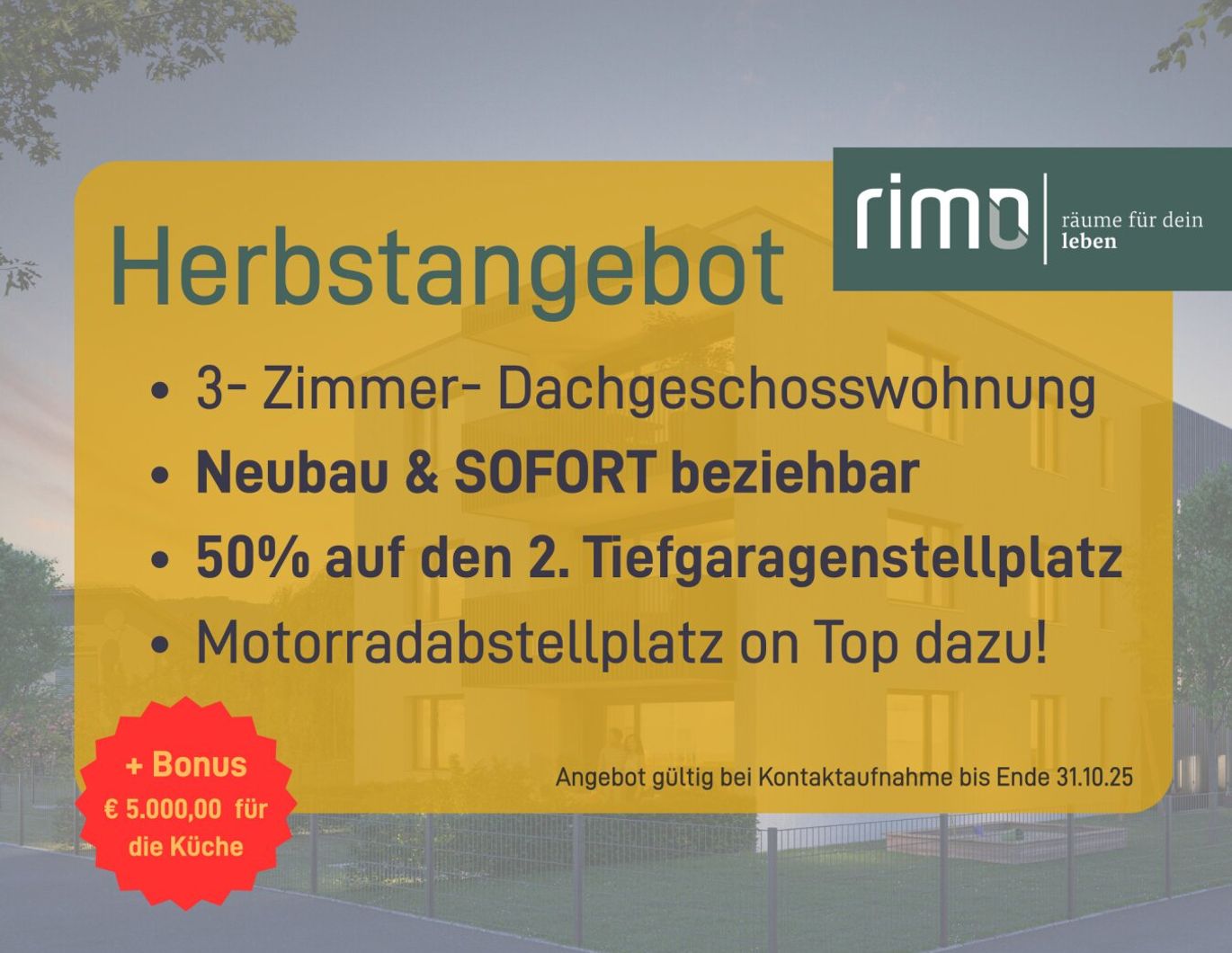 Exklusives Angebot: 3-Zimmer-Dachgeschosswohnung / Top 7