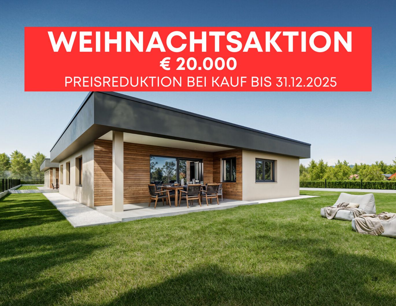 ( Haus 2: RESERVIERT) Neubau-Bungalow in Rosegg - Bezug Herbst 2026