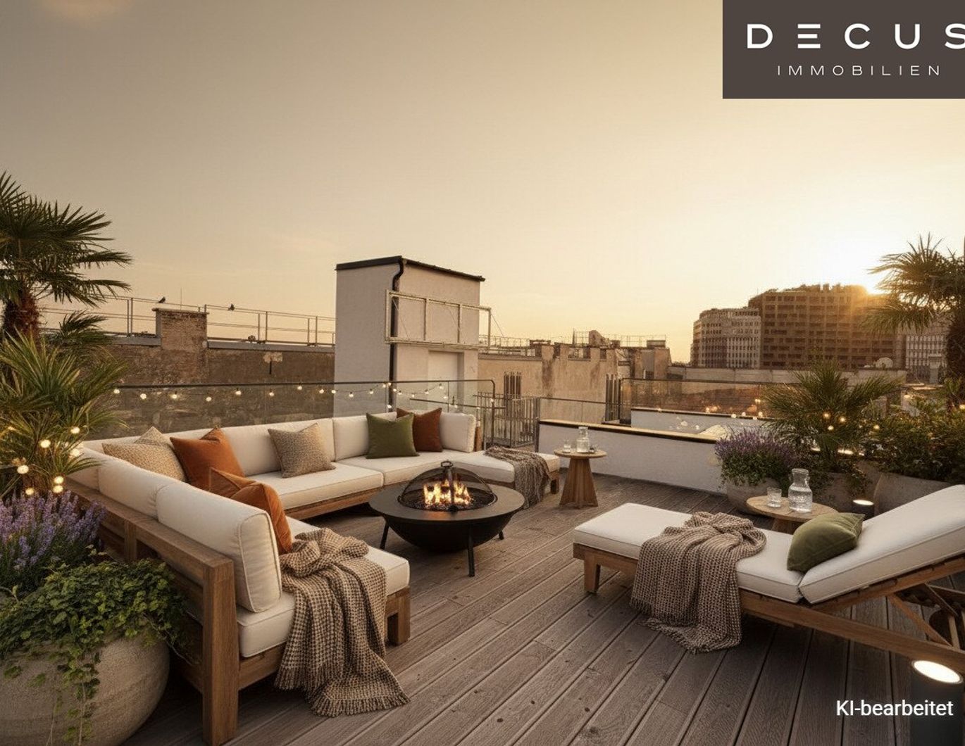 Spektakuläres Penthouse mit Panoramadachterrasse & privater Sauna