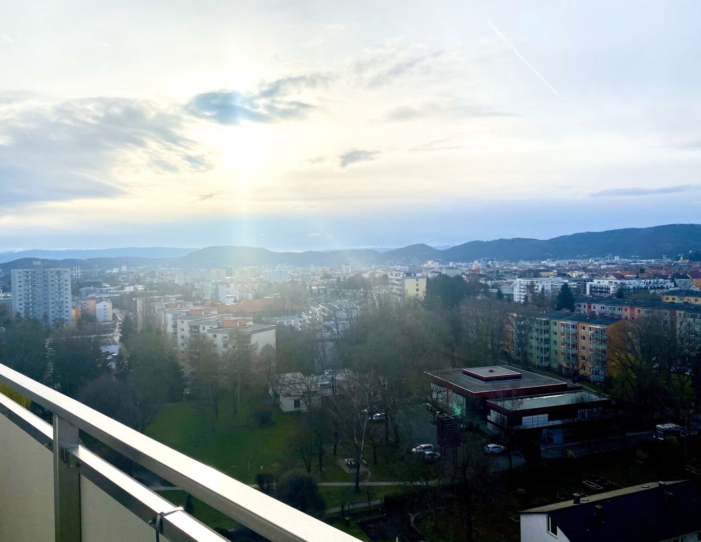 Vermietete 3-Zimmer-Wohnung mit traumhaften Ausblick über Graz