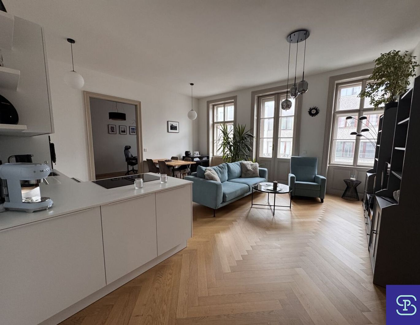 Provisionsfrei: Wunderschöner 87m² Altbau mit Lift und Einbauküche Näher Trazerberg - 1130 Wien