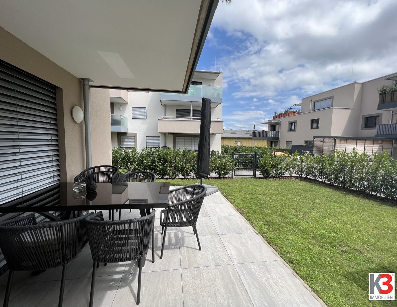 K3 - Einzigartige Gartenwohnung in Seekirchen-barrierefrei, mit Tiefgarage, Terrasse und topp-Ausstattung